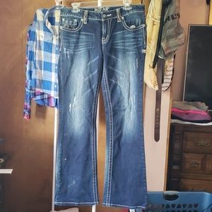 Miss me boot leg jeans size 31x31